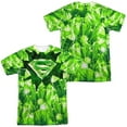 thumbnail image 1 of Superman Kryptonite Shield Unisex Adult Sublimated Costume T Shirt (Front/Back), Medium Multicolor, 1 of 2
