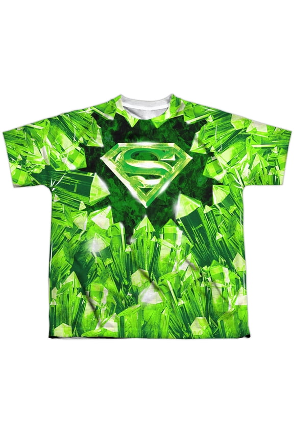 Superman - Kryptonite Shield - Youth Short Sleeve Shirt - Large