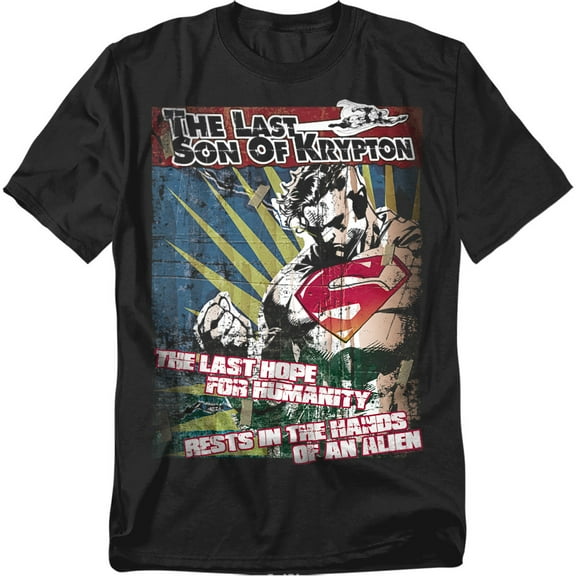 Superman T-Shirt Last Hope Unisex Graphic Tee For Men & Women