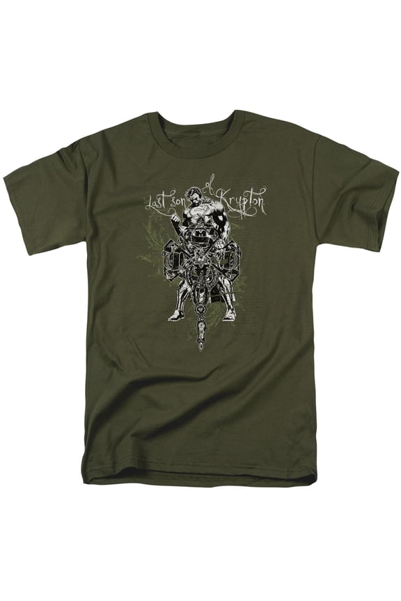 DC Comics - Superman - Last Son Gothic - Adult Unisex T-Shirt - Green