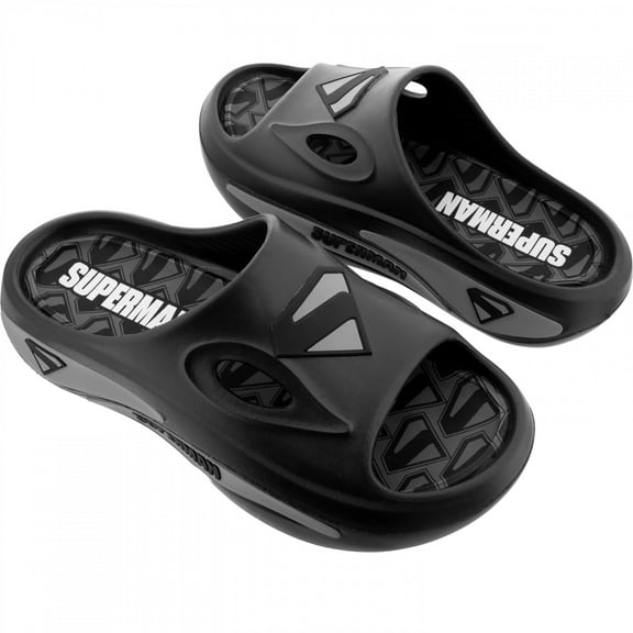 Superman 891306-size10 Legacy Mens Athletic Slide Sandals - Size 10