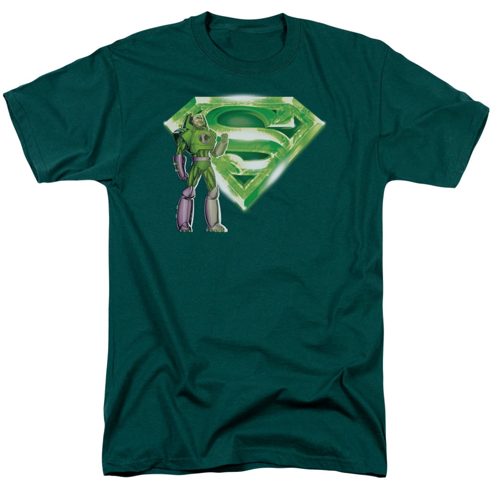 Superman Lex & Kryptonite Logo Officially Licensed Adult T Shirt