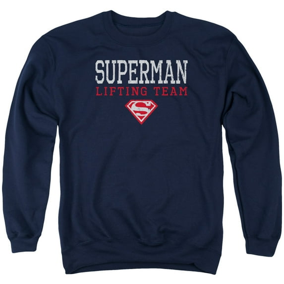 Superman - Lifting Team - Crewneck Sweatshirt - Large
