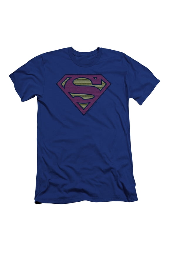 Superman - Little Logos - Premium Slim Fit Short Sleeve Shirt - Small