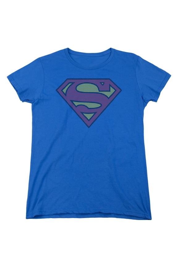 Superman - Little Logos - Women's Short Sleeve Shirt - Medium