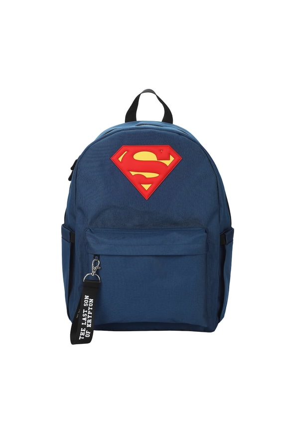 Superman Logo 16.5" Adult Blue Backpack