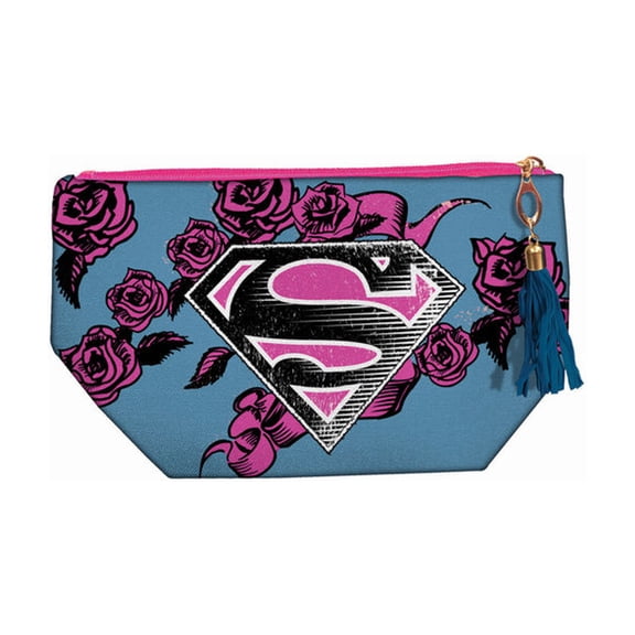 Spoontiques Cosmetic Accessory Bag, Superman Logo