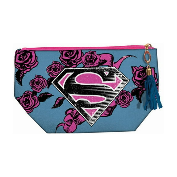 Spoontiques Cosmetic Accessory Bag, Superman Logo