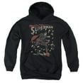 thumbnail image 1 of Superman - Logo Japan 1 Kids Pull-Over Hoodie (Large) for Youth Boys and Girls, Black, 1 of 5