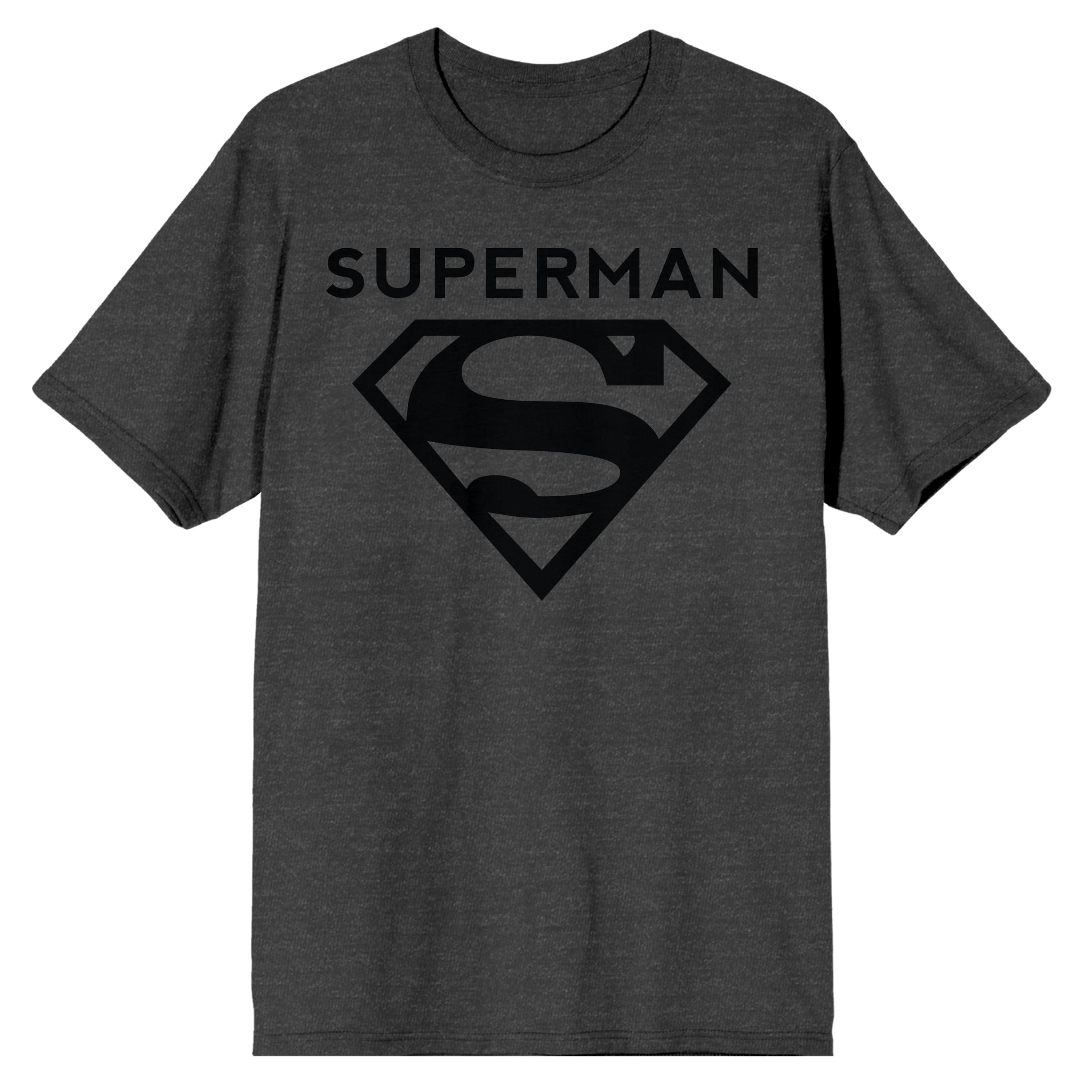 grey superman t shirt