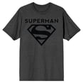 thumbnail image 1 of Superman Logo Men's Athletic Heather Gray T-Shirt-3XL, 1 of 4