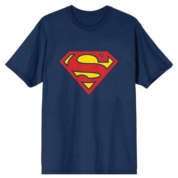 Superman Logo Men's Short Sleeve Shirt & Sleep Pants Set-Medium