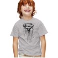 thumbnail image 1 of Superman - Logo Paint 2 Kids T Shirt (Small) for Youth Toddler Boys and Girls, Athletic Heather, 1 of 5