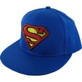 thumbnail image 1 of Superman Logo Visor Symbols Snapback Hat, 1 of 1