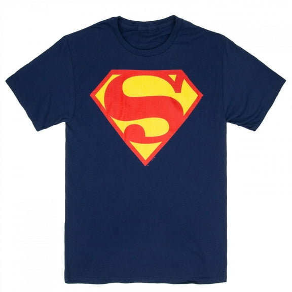 Superman Lois  and  Clark Dean Cain Logo T-Shirt-XLarge