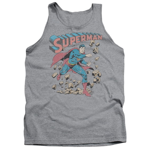 Superman - Mad At Rocks - Tank Top - Large