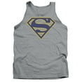 thumbnail image 1 of Superman Maize & Blue Shield Adult Tank Top Athletic Heather, 1 of 1