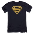thumbnail image 1 of Superman Maize & Blue Shield Premium Adult Slim Fit 30/1 T-Shirt Navy, 1 of 1