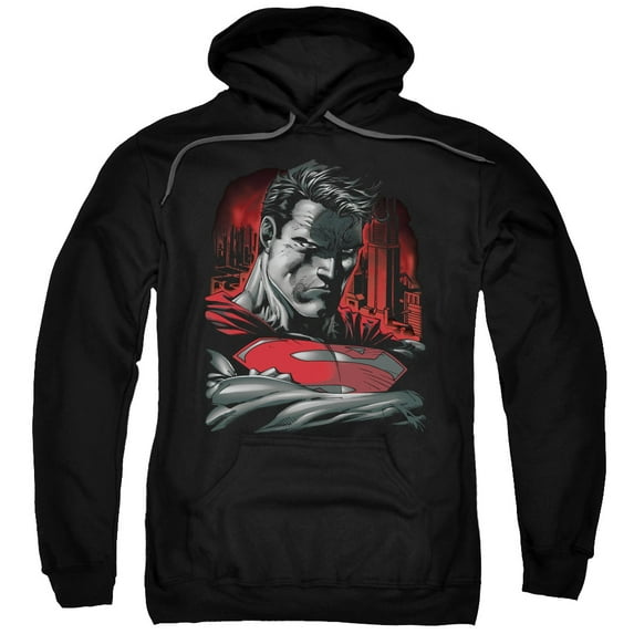 Superman - Man Of Steel - Pull-Over Hoodie - Medium