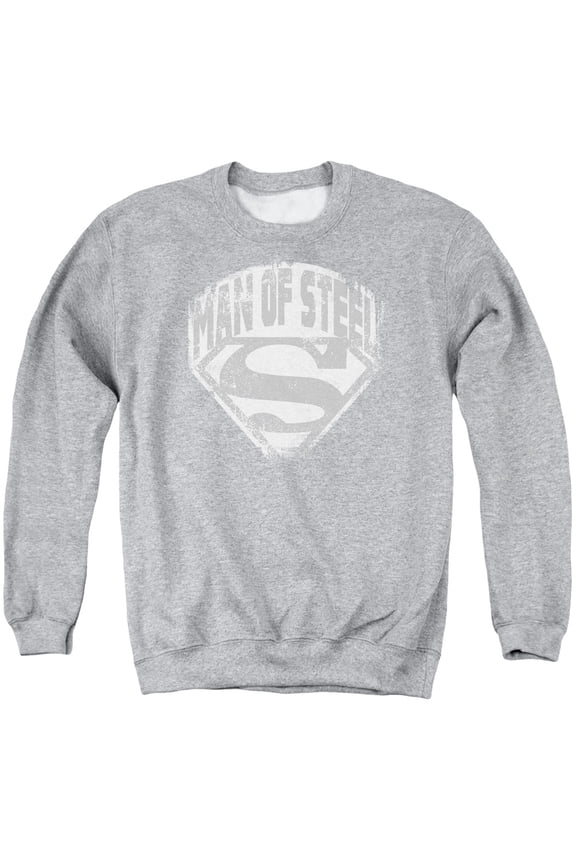 Superman - Man Of Steel Shield - Crewneck Sweatshirt - Small
