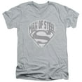 thumbnail image 1 of Superman - Man Of Steel Shield - Slim Fit V Neck Shirt - XX-Large, 1 of 2