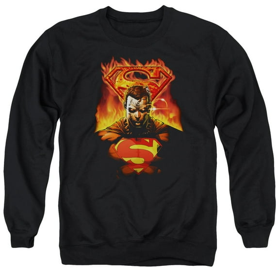 Superman - Man On Fire - Crewneck Sweatshirt - Large
