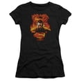 thumbnail image 1 of Superman - Man On Fire - Juniors Teen Girls Cap Sleeve Shirt - Small, 1 of 2