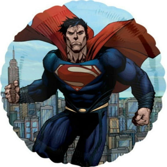 Superman Man of Steel Foil Balloon 18"