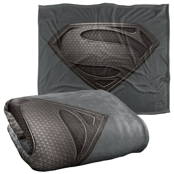 Superman Man of Steel Desaturated Officially Licensed Silky Touch Super Soft Throw Blanket 50' x 60'