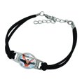 thumbnail image 1 of Superman Man of Steel Novelty Suede Leather Metal Bracelet, 1 of 4