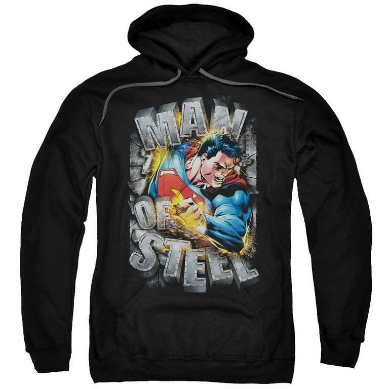 Man of hot sale steel hoodie