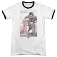 thumbnail image 1 of Superman - Mans Best Friend - Heather Ringer Short Sleeve Shirt - XXX-Large, 1 of 2