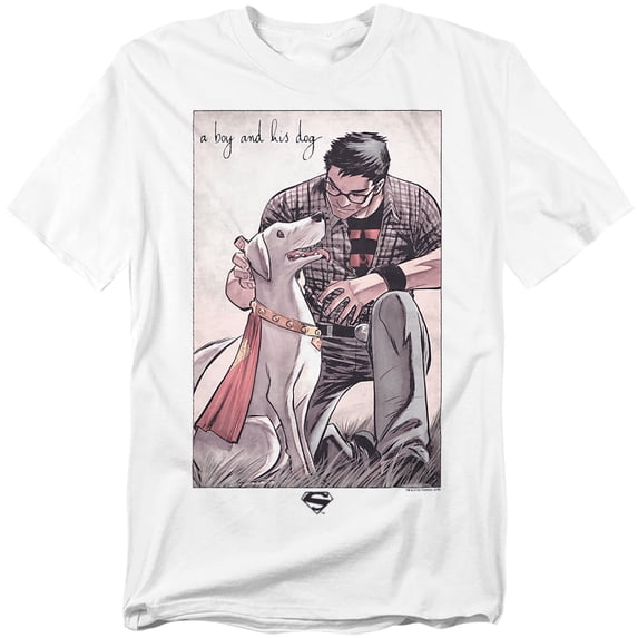 Superman T-Shirt Mans Best Friend Unisex Graphic Tee For Men & Women