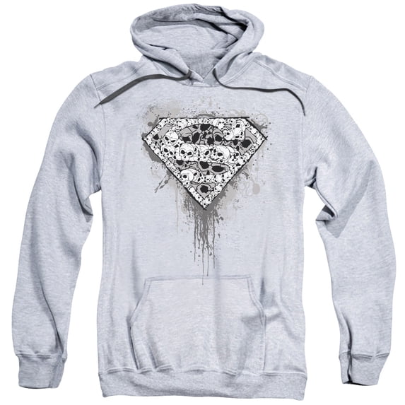 Superman - Many Super Skulls - Pull-Over Hoodie - Medium