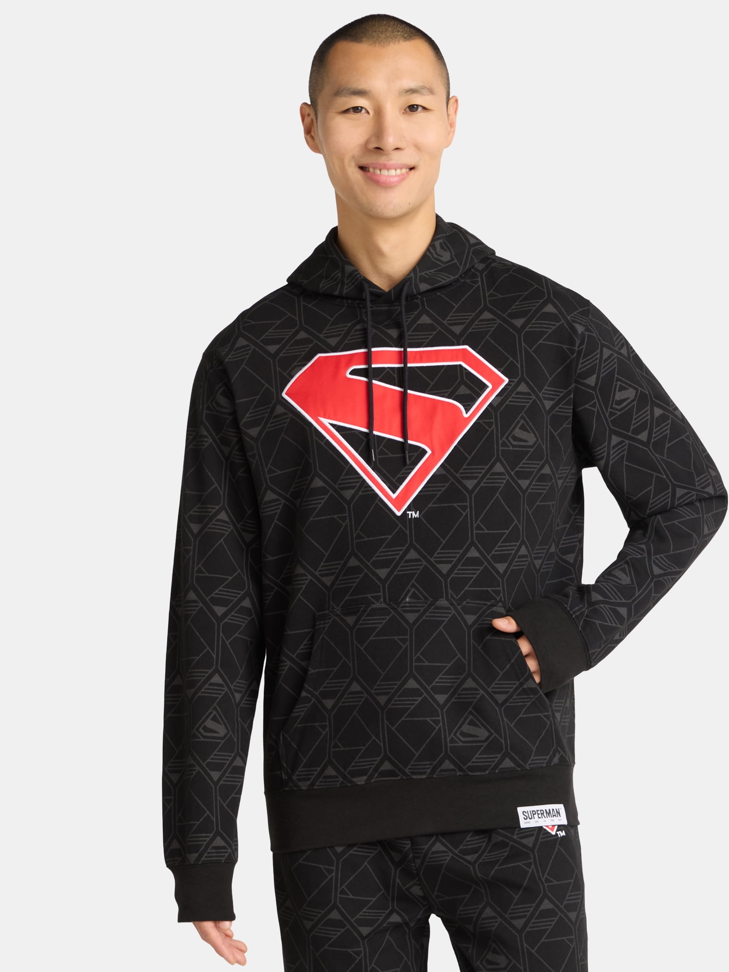 Superman Men's and Big Men's Graphic Hoodie, Sizes S-3XL