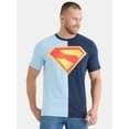 thumbnail image 1 of Superman Men's and Big Men's Two Tone Graphic Tee with Short Sleeves, Sizes S-3XL, 1 of 5