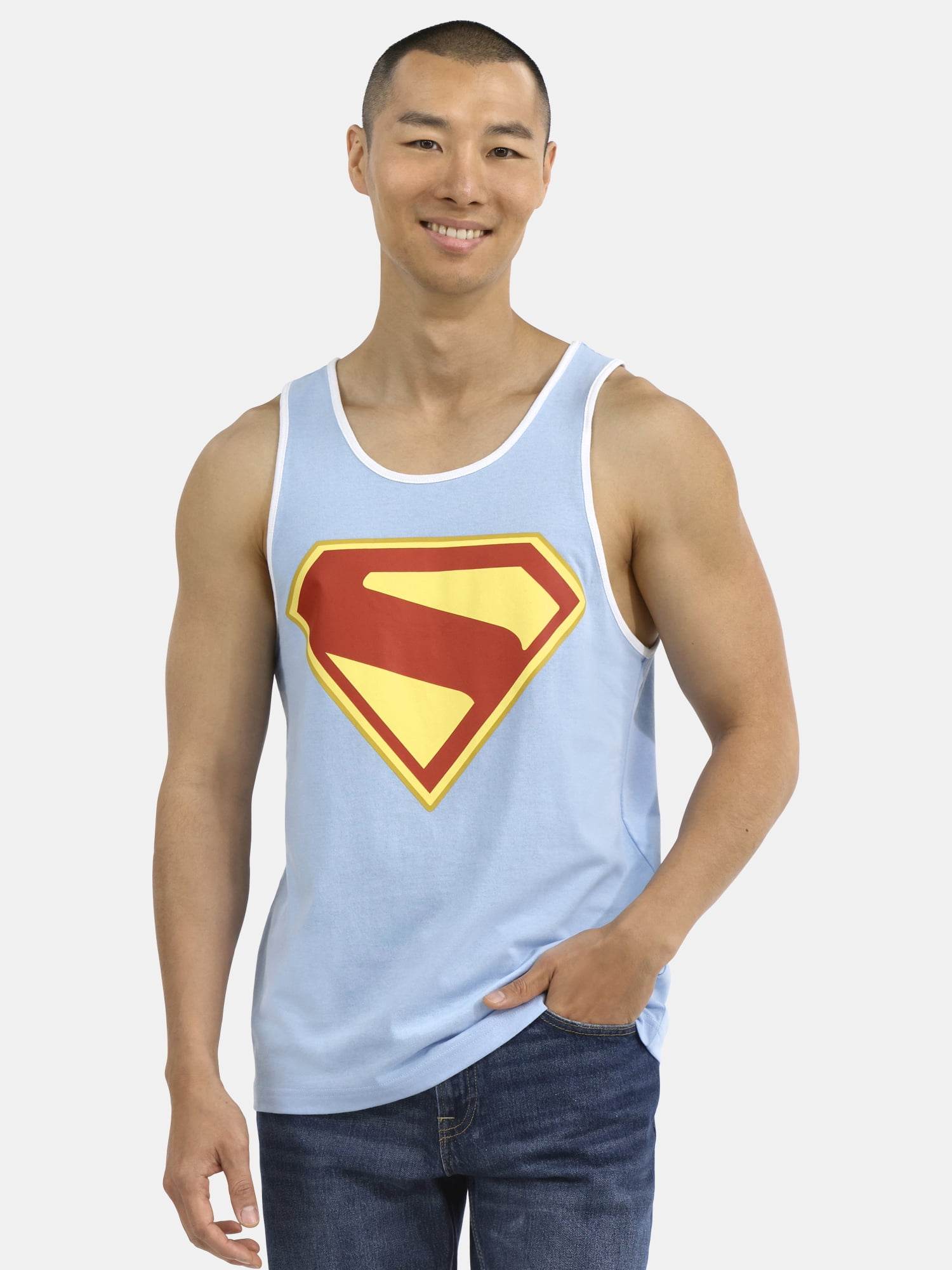 EGDE SUPERMAN タンクトップ　Mサイズ EGDE エッジ SUPERMAN スーパーマン スリーブレス タンクトップ