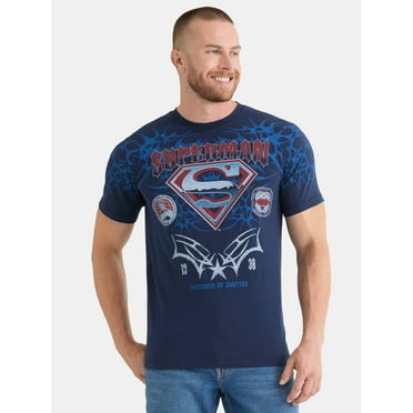 Superman Men's and Big Men's Graphic Tee with Short Sleeves, Sizes XS-3XL
