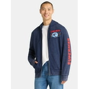 DC COMICS Superman Men's and Big Men's Mineral Wash Graphic Zip Hoodie, Sizes S-3XL