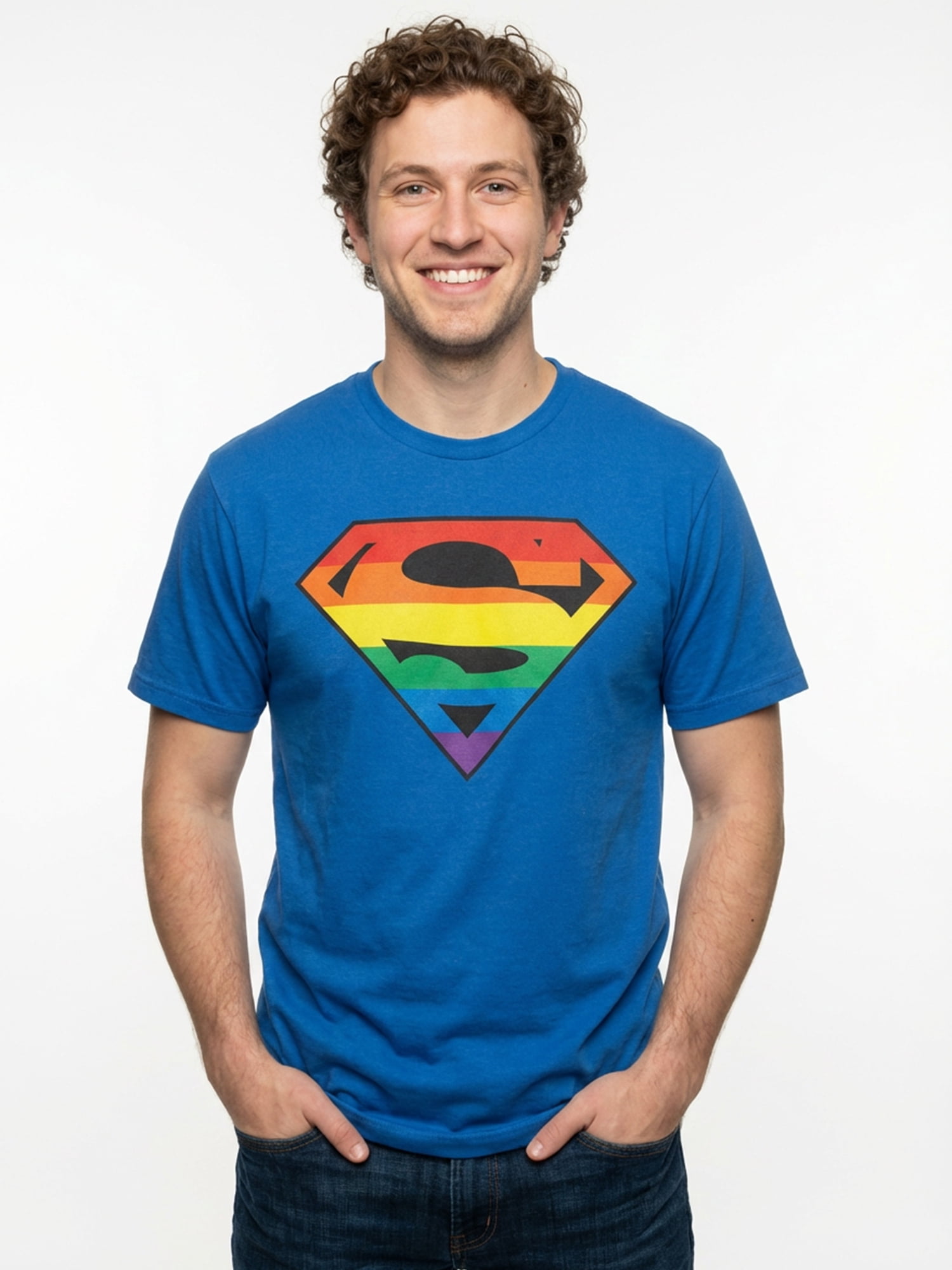 Superman, Men's & Big Men's Pride Graphic Tee, Sizes S-3XL