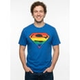 thumbnail image 1 of Superman, Men's & Big Men's Pride Graphic Tee, Sizes S-3XL, 1 of 5