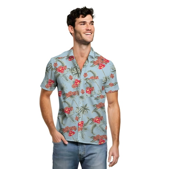 Superman Men's & Big Mens Graphic Print Shirt, Sizes S-3XL