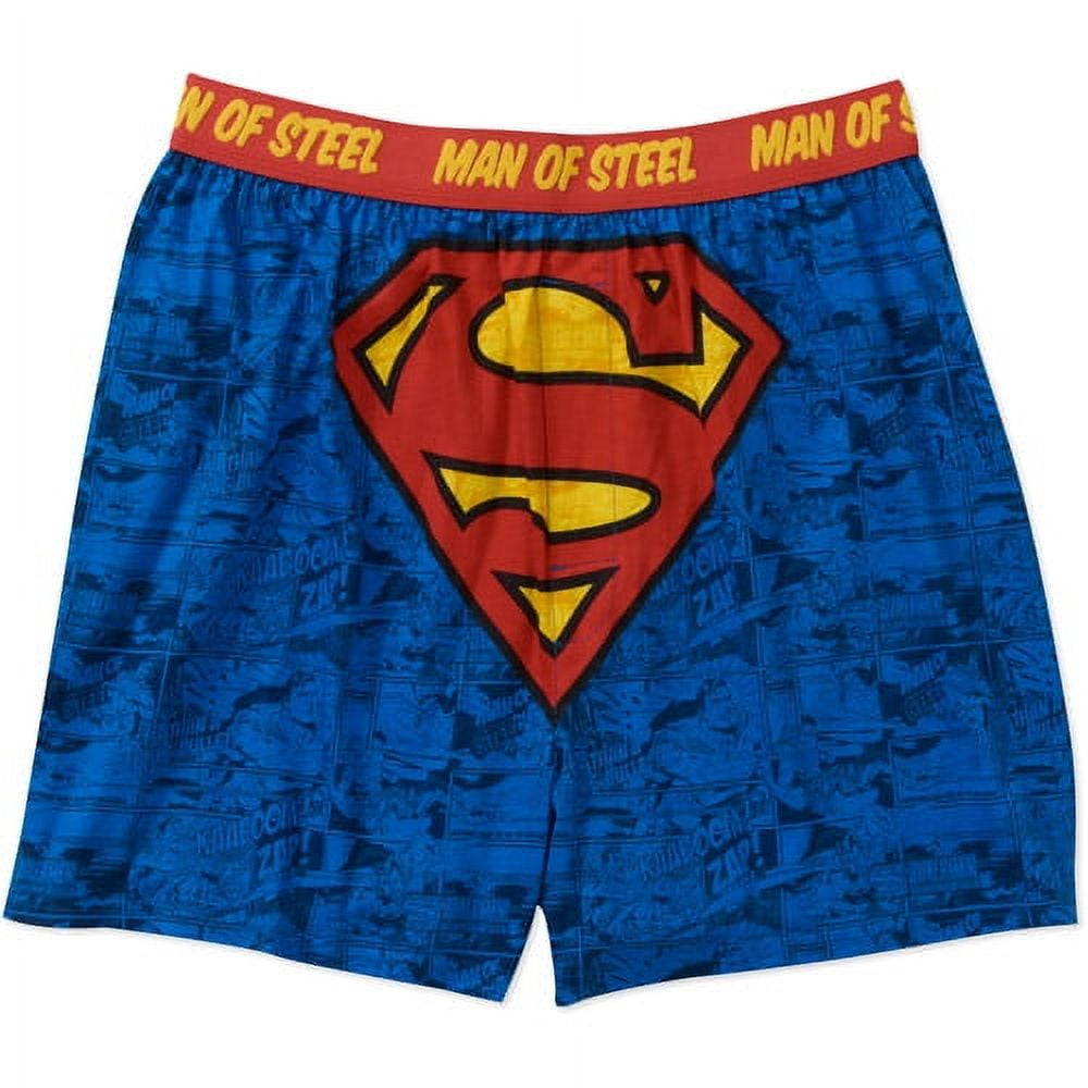 Cartoon Superman Underwear Foreign Trade Men's Underwear Men's Cotton er  Low Waist Wholesale