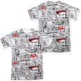 thumbnail image 1 of Superman Men's Comic Page All Over Sublimation T-shirt XXX-Large White, 1 of 2