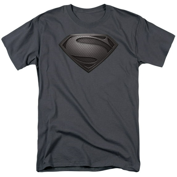 Superman Men's Mos Desaturated T-shirt XX-Large Charcoal