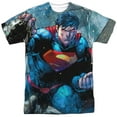thumbnail image 1 of Superman Men's  Rumble Sublimation T-shirt White, 1 of 2