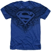 TREVCO Superman Men's Sublimation Winged Logo T-shirt XX-Large Blue