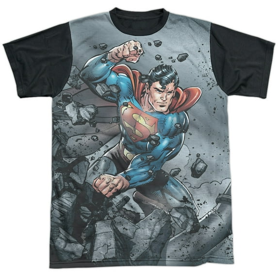 Superman Men's Superman Vs Doomsday Sublimation T-shirt White