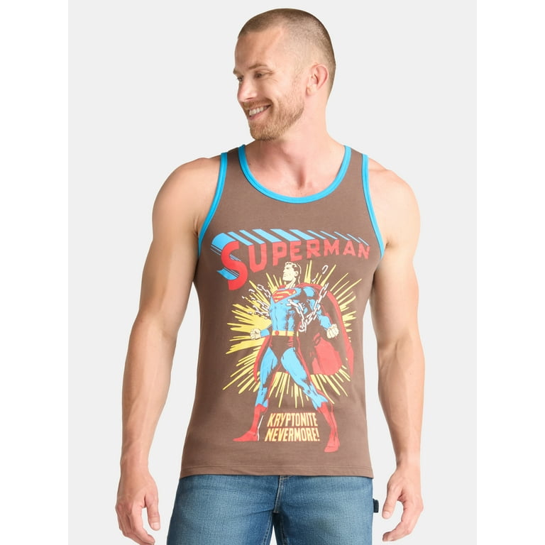 Superman Men's and Big Men's Graphic Tank Top, Sizes S-3XL