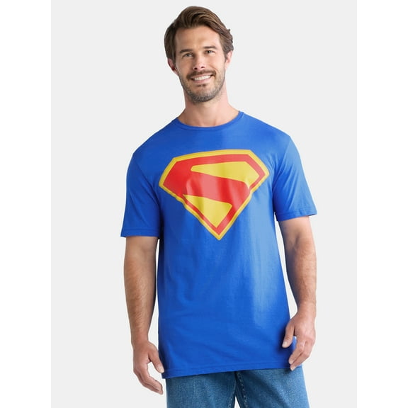 Superman, Men's & Big Men's Graphic Tee Shirt, Sizes S-3XL